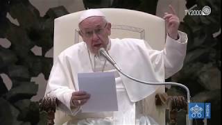 Udienza Papa Francesco 28 febbraio 2018 clip 1 [upl. by Gerfen]