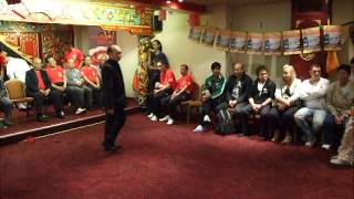 Lung Ying Party London Chinatown Hung Fut Scotland 地螳双刀鴛鴦手洪佛單刀蝶對五虎追魂槍虎爪 [upl. by Kylila]