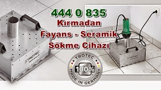 Kırmadan Fayans  Seramik Sökme Cihazı TROTEC TilexPro  444 0 835 [upl. by Aidile]