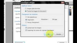 Comment réduire la taille dun document Office 2003 et supérieur avec images [upl. by Oneladgam]