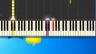 I think were alone now Synthesia Piano Piano Tutorial Synthesia [upl. by Atinrahc241]