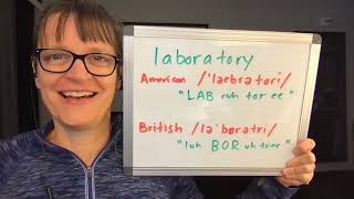 How to Pronounce Laboratory in American vs British English [upl. by Devy]