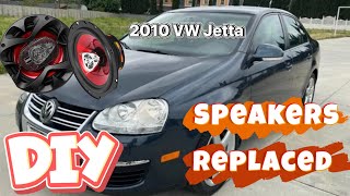 2010 VW Jetta 25L SEL Rear Speakers Replacement [upl. by Kuehnel]