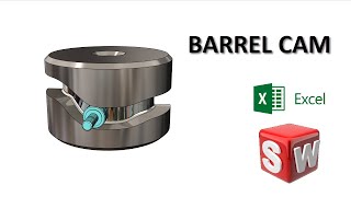 Barrel Cam – SolidWorks [upl. by Adnawyek]