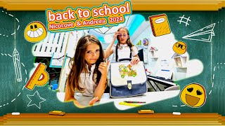 Back to School 2024 NicoLoveampAndreea 🙌📚🎥🎒✨ [upl. by Juana]