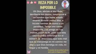 🔴 ORACION POR COSAS IMPOSIBLES ORACIONES PODEROSAS PARA CASOS DIFICILES NUEVA EN 2024 [upl. by Morgenthaler]