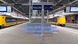 Treinencompilatie Amersfoort Centraal 21 oktober II the trains at Amersfoort Central Station deel 2 [upl. by Artim]