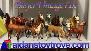 Vintage Breyer Horse Lot [upl. by Aner797]