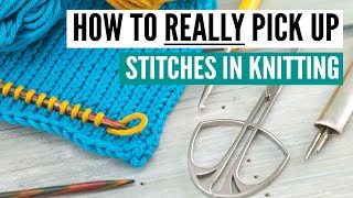 How to REALLY pick up stitches 10 handson techniques for all projects [upl. by Verene]