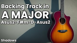 Emotional PopRock Backing Track in A Major  Simple Backing Tracks [upl. by Snashall757]