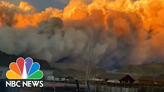 Largest Wildfires In Colorado History Burn Just 10 Miles Apart  NBC Nightly News [upl. by Amling333]