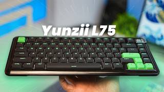 Yunziis First Low Profile Keyboard  L75 Review [upl. by Enilav]