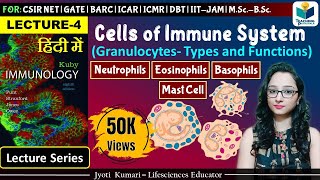 Immunology Cells of Immune System Neutrophils Eosinophils Basophils amp mast cells  Lecture4 [upl. by Gaylene]