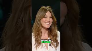 TRE DONNE il sogno di CARLA BRUNI 😍 carlabruni donne three belve intervista [upl. by Wentworth]