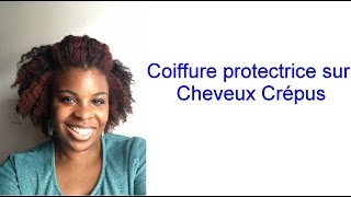 Video 289 Coiffure protectrice sur cheveux crépus [upl. by Jesselyn225]