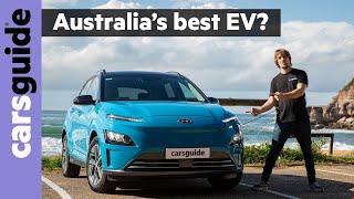 Hyundai Kona Electric 2021 review Highlander EV small SUV  the best electric car in Australia [upl. by Nylarahs]