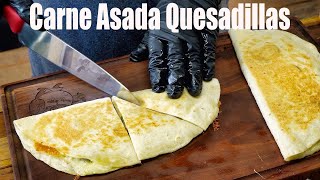 Steak Quesadillas  Carne Asada Quesadilla Recipe [upl. by Otrebcire]