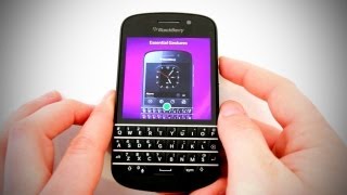 BlackBerry Q10 Unboxing amp Overview [upl. by Ydal321]