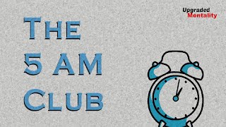 THE 5AM CLUB by Robin Sharma – Animated Book Summary [upl. by Baun]