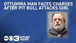 Ottumwa man facing charges after pit bull severely injures 9yearold girl [upl. by Yzeerb]