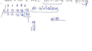 Cálculo del resto de una división de polinomios Dos formas [upl. by Onaicnop]