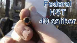 40 caliber Federal HST penetration test [upl. by Mitchell414]