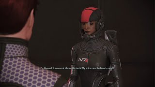 Mass Effect 1 Renegade Femshep Knocks Out a Scientist on Eden Prime [upl. by Mittel]