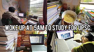 12hr continuous study sessions 💪 a productive day in my life UPSC 2024 prelims STUDY VLOG [upl. by Harli]