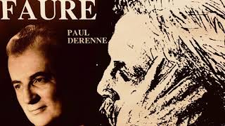 Fauré  Melodies Chansons dAmour Love Songs Centurys recording  Paul Derenne [upl. by Brod]