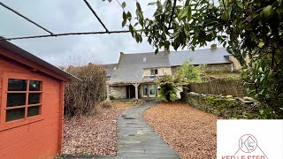 Maison en pierre 155 m2annexe de 18m2 avec un terrain de 1300m2 en campagne de Ploërmel  208000€ [upl. by Yrrab]