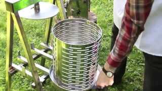 Harvest Fiesta Fruit Press amp Crusher Introduction amp Demonstration [upl. by Oinesra]