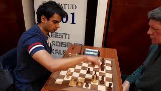 GM Abhimanyu Puranik  GM Igor Shvyrjov  Blitz chess [upl. by Lizned]