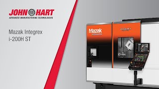 Mazak Integrex i200H ST demonstration [upl. by Aerbma]