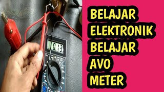 cara menggunakan avometer digital DT830B bagi pemula [upl. by Weisler240]