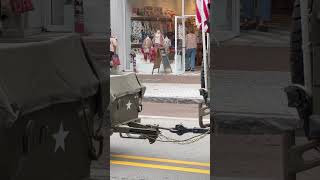 Rare Pinzgauer Military Vehicle at Veterans Day Parade – How Did It Get to the USA [upl. by Ahsiakal552]