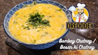 Simple Bombay Chutney Besan Chutney Recipe in Under 5 Minutes [upl. by Joed921]