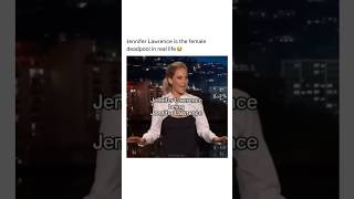 Jennifer Lawrence being effortlessly funny shorts celebrity funny fyp viral [upl. by Mcbride]