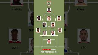 Samsunspor vs Bodrumspor Maçı Mıuhtemel 11leri samsunspor bodrumspor süperlig shorts keşfet [upl. by Keviv]