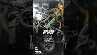 BMW M57 Timing chain replacement bmw turbo engineering youtubeshorts naftaracing shorts car [upl. by Nuncia]