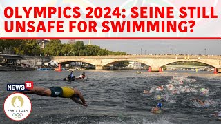 Paris Olympics Olympic Triathlon Swim In Seine Postponed Due To Bacteria In Paris River  N18G [upl. by Salomon]