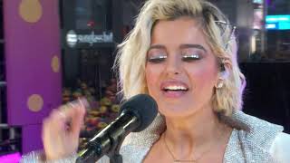 Bebe Rexha  Imagine  Best Quality  Full  New Years Eve 2018  Times Square  December 31 2018 [upl. by Elaina559]