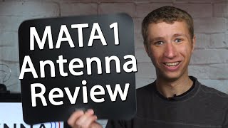 Mata1 Amplified Indoor HD TV Antenna Review quot250 Milesquot [upl. by Kado]