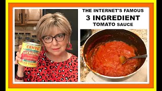 Italian Cookbook Author Marcella Hazans famous 3 INGREDIENT TOMATO SAUCE Whats her secret [upl. by Erminna]