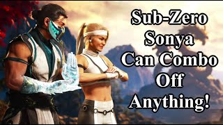 SubZeroSonya Can Combo off ANYTHING  Mortal Kombat 1 Kombos [upl. by Johppah]