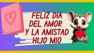 🎁Tarjeta de amor y amistad para mi hijo con mensaje para enviar por whatsapp💝 hijo amorylaamistad [upl. by Torres]