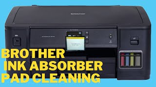 Brother hlt4000dw printer ink absorber pad cleaning [upl. by Adolphus]