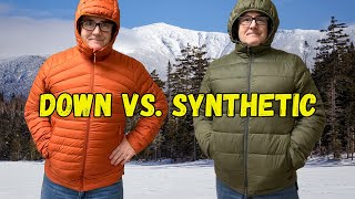 Synthetic Vs Down Puffy Jacket Which Is Best For Your Hiking Adventures [upl. by Etnod738]