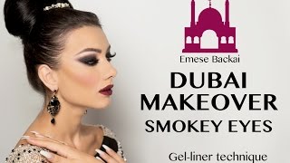 No1 DUBAI MAKEOVER  1001 NIGHT MAKEUP COLLECTION  ARABIC SMOKEY EYES by Emese Backai [upl. by Russo835]