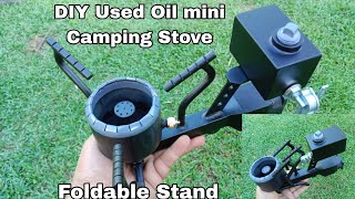 How to make Used Oil Mini Camping Stove Burner Version 2 [upl. by Applegate]