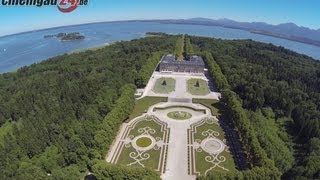 Von oben Das Königsschloss auf Herrenchiemsee [upl. by Daffodil]